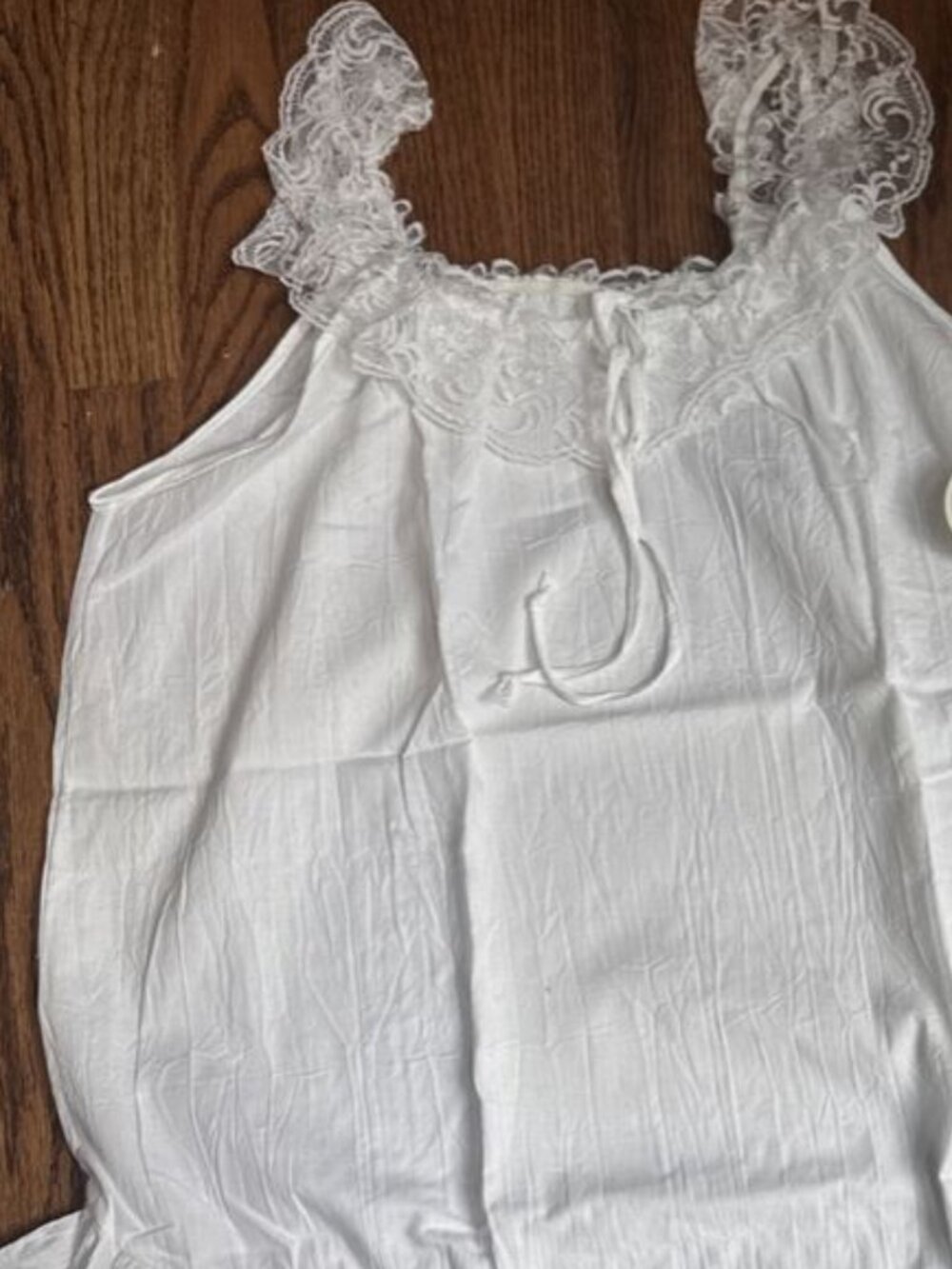 Vintage Avon White Lace Chemise